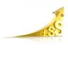 Golden Business Arrow Energetic - Goldener Geschäftspfeil Energetik
